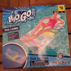 NEW* Bestway H2O GO Pool Lounge Float•Back ,Head &Arm Rest •Ages 12+.